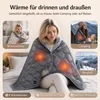 Elektrische USB Heizdecke 180 × 140 cm, 8 Heizzonen, 3 Produktbild-Vorschau 4