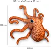 Polpo gigante XXL in peluche - 1,5 m Anteprima dell’immagine prodotto 3