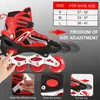 Einstellbare beleuchtende Inline-Skates mit leuchtenden Produktbild-Vorschau 8