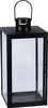 2tlg Metall Laternen Set Schwarz Gartenlaterne Windlicht ca. H34/47cm Produktbild-Vorschau
