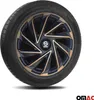 Sparco Radkappen 15 Zoll Varese Gold Schwarz 4tlg Produktbild-Vorschau 5