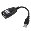 4 USB to RJ45 Extension Cable, 4 USB to RJ45 Adapter,USB Voir les images du produit 1