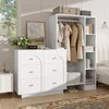 Flieks Moderner Mehrzweck-Kleiderschrank mit Kleiderstange, Produktbild-Vorschau 3