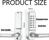 Vodotěsný mechanický kódový zámek, 1-11místná kódová Náhled obrázku produktu 4