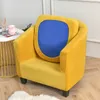 (Kurkuma) Club Stuhl Schonbezug Sesselhusse High Stretch Produktbild-Vorschau 2