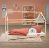 ML-Design dětská postel 90x200 cm se stříškou a roštovým Náhled obrázku produktu 7