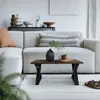 A modern living room scene with a sectional sofa and coffee table. Podgląd zdjęcia produktu