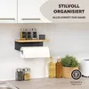 eluno Küchenrollenhalter mit Bambusablage zur Wandmontage - Produktbild-Vorschau 2