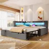 Lit rembourré Flieks 90 x 200 cm / 180 x 200 cm avec LED, Voir les images du produit 2