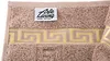 Luxus Medusa Saunatuch 100x200 cm - Beige / Hell Braun - Produktbild-Vorschau 4
