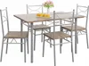 CASARIA® Ensemble table à manger avec 4 chaises chêne Voir les images du produit 1