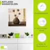 ARTland Wandbild, selbstklebend Goldene Vasen II Größe: Produktbild-Vorschau 3