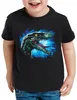 style3 Velociraptor Blue Kinder T-Shirt dinosaurier park Produktbild-Vorschau 1