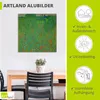 ARTland Wandbild Alu für Innen & Outdoor Feld mit Mohn Produktbild-Vorschau 3