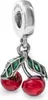 PandoraCharm Anhänger 791583C01 Asymmetrical Cherry Fruit Produktbild-Vorschau 11