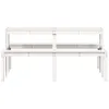 The Living Store Table de pique-nique 160x134x75 cm pin Voir les images du produit 5