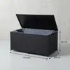 Polyrattan Auflagenbox Kissenbox Gartenbox 114 cm Produktbild-Vorschau 2