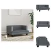 vidaXL Hundebett Dunkelgrau 60x40x30 cm Samt -  Hundebetten Produktbild-Vorschau 1