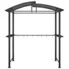 Cloris Designermöbel Grillpavillon mit Seitenregalen Produktbild-Vorschau 3