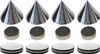 Dynavox 204605, 4 Stück(e), Chrom, 2,5 cm, 150 g Produktbild-Vorschau 5