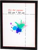 2 SCHATTENFUGENRAHMEN für KEILRAHMEN 50x70cm schwarz | Produktbild-Vorschau 5
