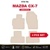 DURBAN Beige Velours-Fußmatten-Set für Mazda CX-7 SUV Produktbild-Vorschau 17
