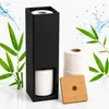 Relaxdays Toilettenpapier Aufbewahrung, 4 Rollen, HxBxT: Produktbild-Vorschau 1