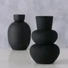 BOLTZE Dekovase 2er Set "Maynar" aus Eisen in schwarz, Vase Produktbild-Vorschau 4