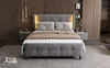 16-farbige LED-Bett, Doppelbett mit Steppmuster, Produktbild-Vorschau 12