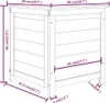 vidaXL Outdoor-Kissenbox 50x50x56 cm Massivholz Tanne Produktbild-Vorschau 7