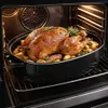 HI - Robuster Gänsebräter (38 cm) aus Emaille SCHWARZ Produktbild-Vorschau 5