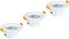 Faretto da incasso a LED, set di 3, 5W, 350lm, colore della Anteprima dell’immagine prodotto 1