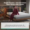 Novilla 9 Zonen Gel Memory Schaum Matratze 90x200 cm H3 H4 Produktbild-Vorschau 8