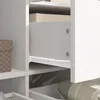 180 cm Hoher Weißer Kleiderschrank mit 5 Schubladen, Produktbild-Vorschau 9