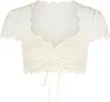 Nina von C. Spitzen Dirndlbluse "Valeska" Kurzarm 48462971 Produktbild-Vorschau 2