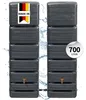 4rain regenton wandtank SLIM WOOD DECOR SET  700 L, Productafbeelding-voorbeeld 1