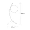 Opviq, Yay - 5013, lampes de table, blanc, fer, 23 x 18 x Voir les images du produit 8