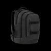 A dark gray backpack is shown against a black background. Produktbild-Vorschau