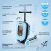 Kidiyana Scooter Koffer Blau, Roller mit LED-Rädern, Produktbild-Vorschau 2