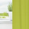 A potted plant on a windowsill with a green curtain partially obscuring the view. Náhľad obrázku produktu