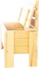 STOLMAK Záhradný drevený box 111 l 71x54x29 cm prírodný, Náhľad obrázku produktu 6