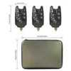 Hochsensibler elektronischer Angelalarm 3er Set mit LED und Produktbild-Vorschau 2