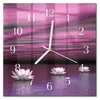 Tulup Glasuhr Wanduhr Küchenuhr Echt-Glas 30x30 cm Modern Produktbild-Vorschau 1