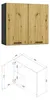 Küchenmöbelset Cosmo Design ANIKA Eiche Artisan/Graphit 2 Produktbild-Vorschau 6