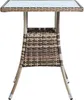 Polyrattan Beistelltisch Balkontisch 57 cm Rattan Tisch Produktbild-Vorschau 10
