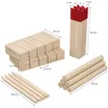 WELLGRO Premium XL Kubb Spiel aus Holz für 2-12 Spieler – Produktbild-Vorschau 2