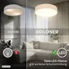 Briloner Plafoniera LED con paralume in tessuto Ø38x10,5 cm Anteprima dell’immagine prodotto 10