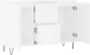 vidaXL Príborník biely 101,5x35x70 cm Materiál na báze Náhľad obrázku produktu 6