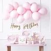 100 Stk. Luftballon Ø12cm "Uni Pastell" | Baby Pink Produktbild-Vorschau 6