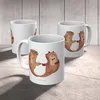 Mr. & Mrs. Panda Tasse Hochzeit Otter - Weiß - Geschenk, Produktbild-Vorschau 5